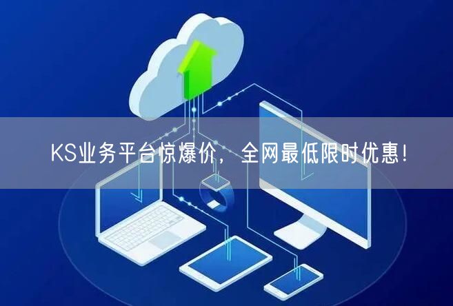 KS业务平台惊爆价，全网最低限时优惠！