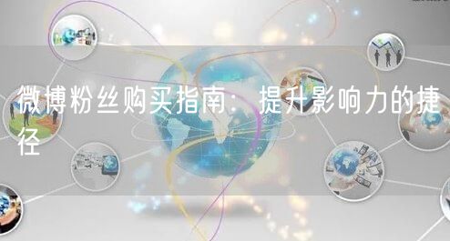 微博粉丝购买指南：提升影响力的捷径