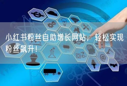 小红书粉丝自助增长网站，轻松实现粉丝飙升！
