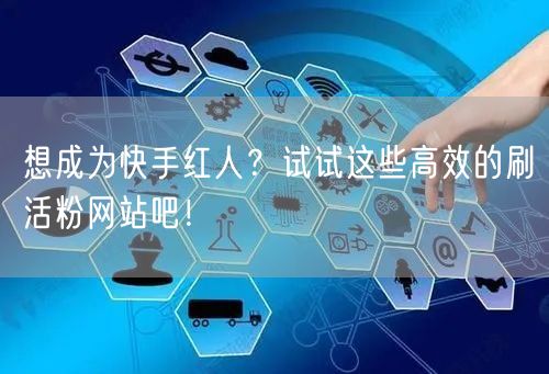 想成为快手红人？试试这些高效的刷活粉网站吧！