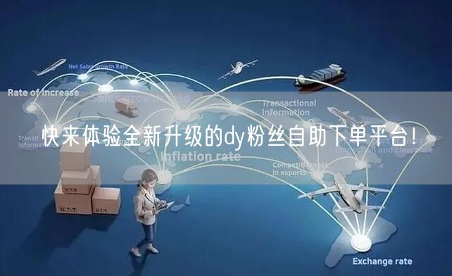 快来体验全新升级的dy粉丝自助下单平台！