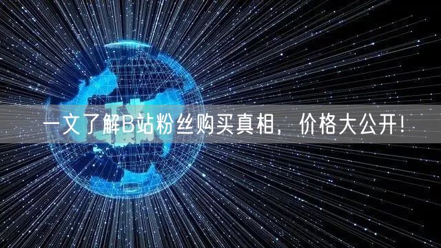一文了解B站粉丝购买真相，价格大公开！