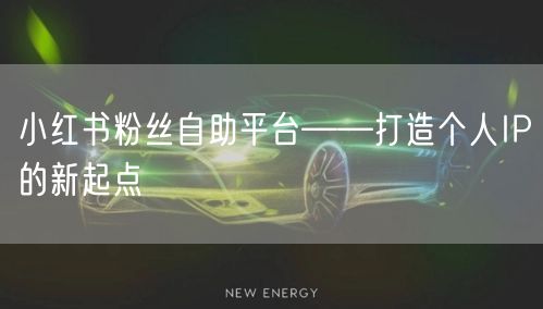 小红书粉丝自助平台——打造个人IP的新起点