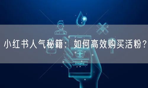 小红书人气秘籍：如何高效购买活粉？