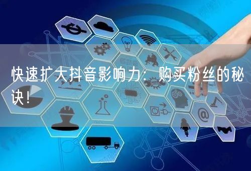 快速扩大抖音影响力：购买粉丝的秘诀！