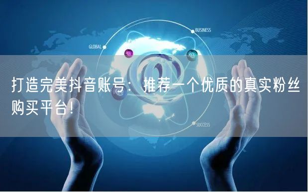 打造完美抖音账号：推荐一个优质的真实粉丝购买平台！
