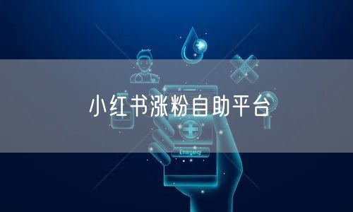 小红书涨粉自助平台