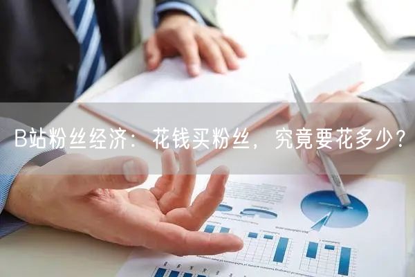 B站粉丝经济：花钱买粉丝，究竟要花多少？