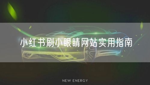 小红书刷小眼睛网站实用指南