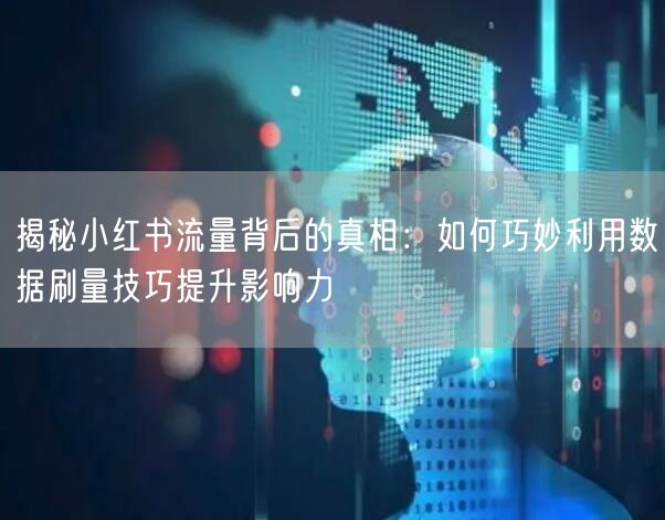 揭秘小红书流量背后的真相：如何巧妙利用数据刷量技巧提升影响力