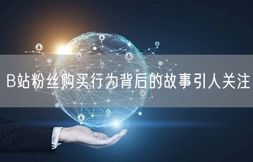 B站粉丝购买行为背后的故事引人关注