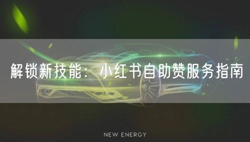 解锁新技能：小红书自助赞服务指南