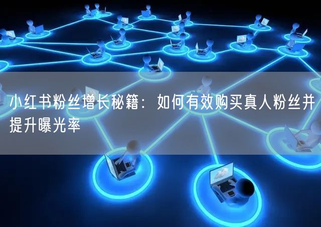 小红书粉丝增长秘籍：如何有效购买真人粉丝并提升曝光率