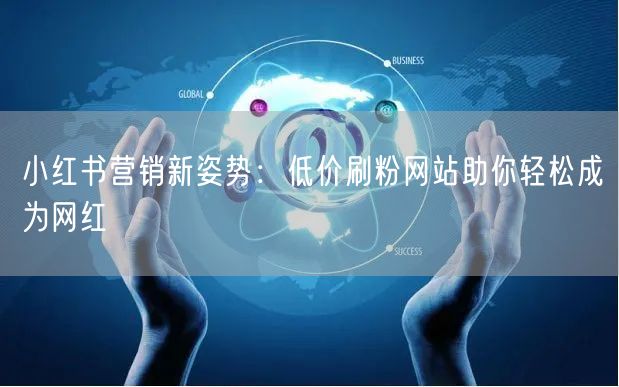 小红书营销新姿势：低价刷粉网站助你轻松成为网红