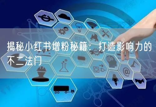 揭秘小红书增粉秘籍：打造影响力的不二法门