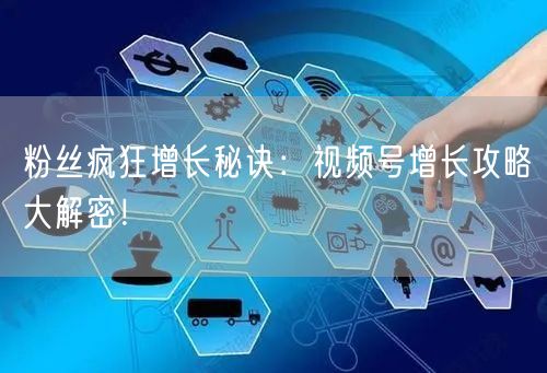 粉丝疯狂增长秘诀：视频号增长攻略大解密！