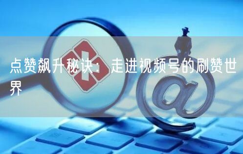 点赞飙升秘诀：走进视频号的刷赞世界