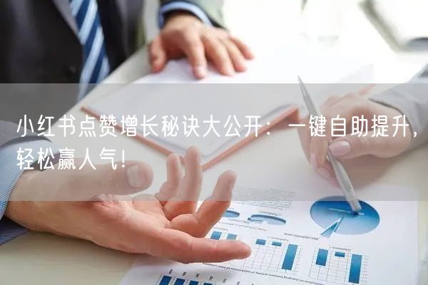 小红书点赞增长秘诀大公开：一键自助提升，轻松赢人气！