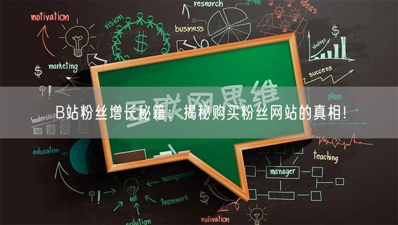 B站粉丝增长秘籍：揭秘购买粉丝网站的真相！
