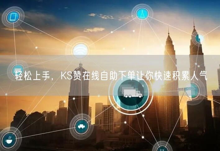轻松上手，KS赞在线自助下单让你快速积累人气