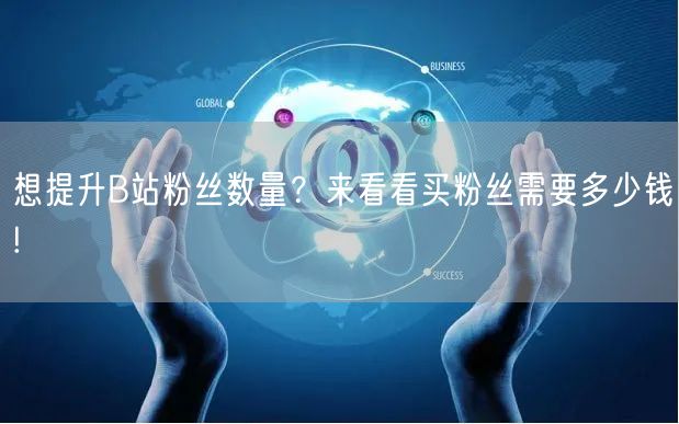 想提升B站粉丝数量？来看看买粉丝需要多少钱!