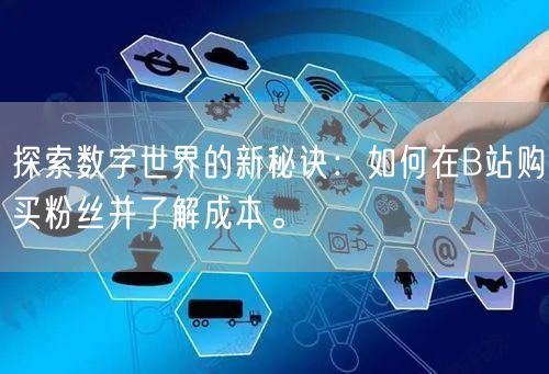 探索数字世界的新秘诀：如何在B站购买粉丝并了解成本。