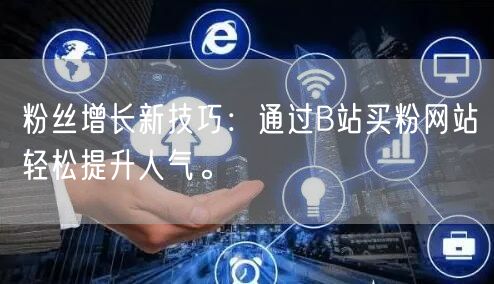 粉丝增长新技巧：通过B站买粉网站轻松提升