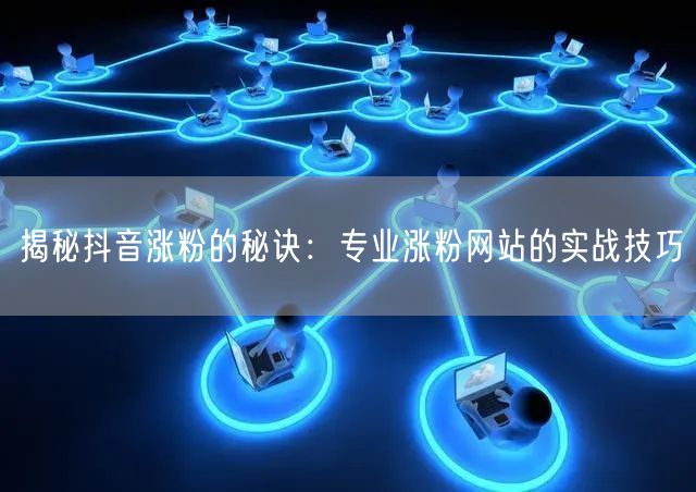 揭秘抖音涨粉的秘诀：专业涨粉网站的实战技巧